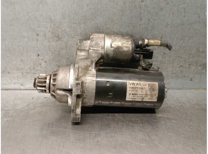 Recambio de motor arranque para audi q3 (8ub, 8ug) 2.0 tdi referencia OEM IAM 02M911024C 02M911024C 0001153009