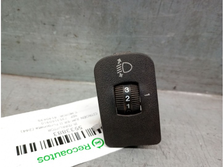 Recambio de mando luces salpicadero para citroën jumper ii furgoneta (244) 2.8 hdi referencia OEM IAM 7353160910 6554Q4 