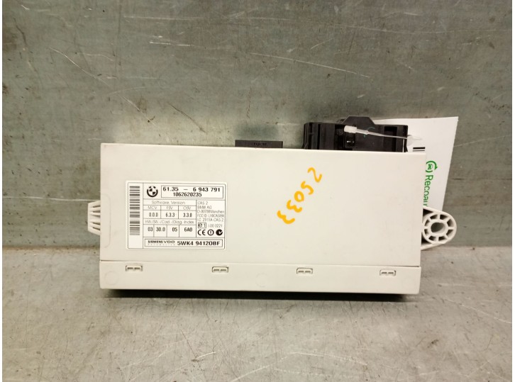Recambio de centralita check control para bmw 3 touring (e91) 320 d referencia OEM IAM 61356943791 5WK49120BF