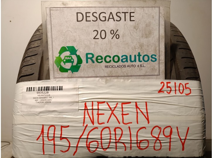 Recambio de neumatico/s para dacia sandero (bs_) 1.5 dci referencia OEM IAM 19560R1689V 