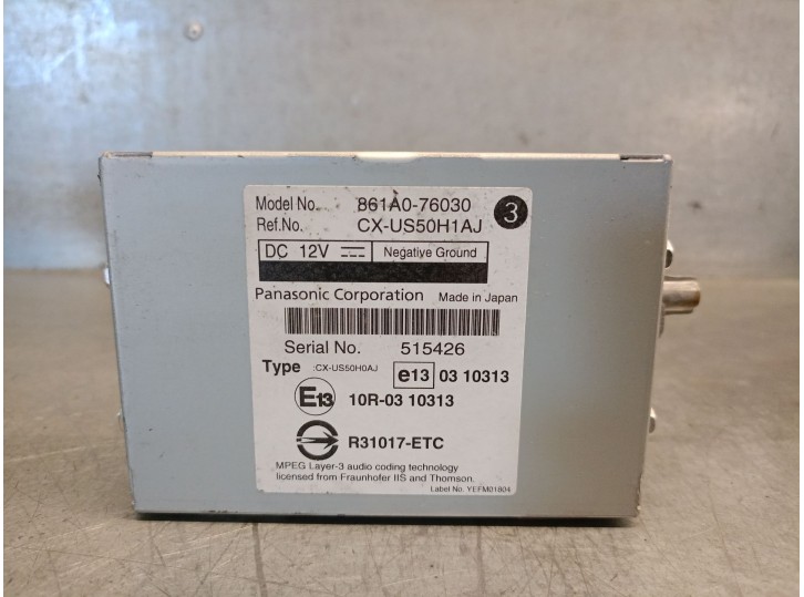Recambio de modulo electronico para lexus ct (zwa10_) 200h (zwa10_) referencia OEM IAM 861A076030 