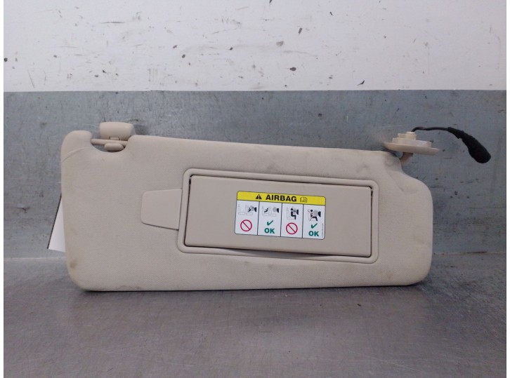 Recambio de parasol derecho para jaguar xf i (x250) 2.7 d referencia OEM IAM 9X23F04100AA0AMN C2Z10563AMN C2Z10563AMN