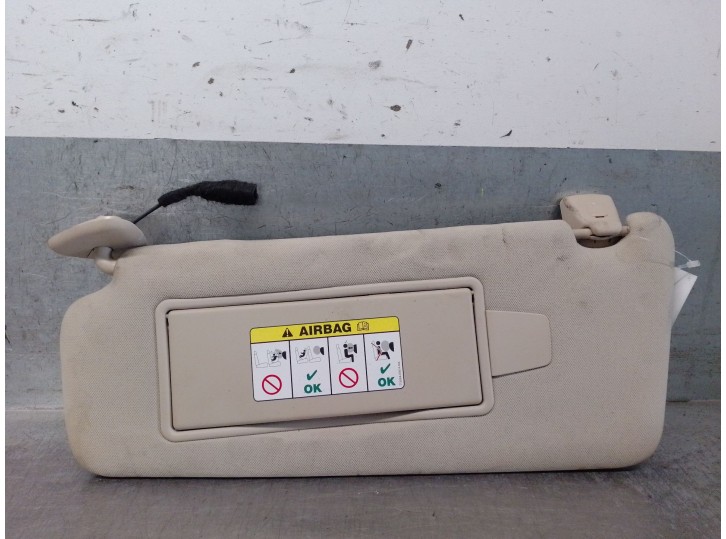 Recambio de parasol izquierdo para jaguar xf i (x250) 2.7 d referencia OEM IAM 9X23F04101AA0AMN C2Z10566AMN 