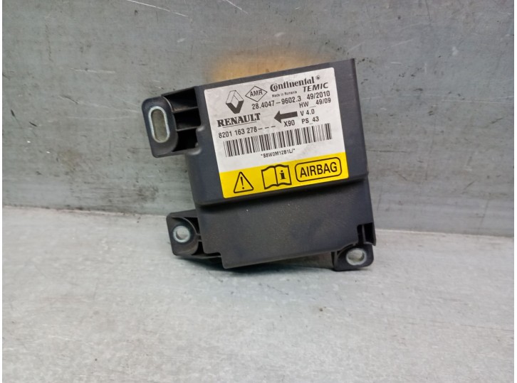 Recambio de centralita airbag para dacia sandero (bs_) 1.5 dci referencia OEM IAM 8201163278 28404796023