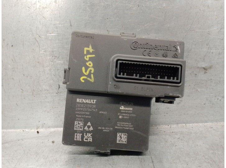 Recambio de modulo electronico para dacia bigster djf/sg2/mh6xb16m500b referencia OEM IAM 285E21393R 