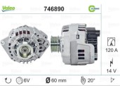 Recambio de alternador para citroën jumper ii furgoneta (244) 2.8 hdi referencia OEM IAM T542441R 5705EV 