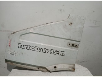 Recambio de aleta delantera izquierda para iveco daily caja cerrada (1989 =>) 2.5 turbodiesel referencia OEM IAM 93923131 BLANCA