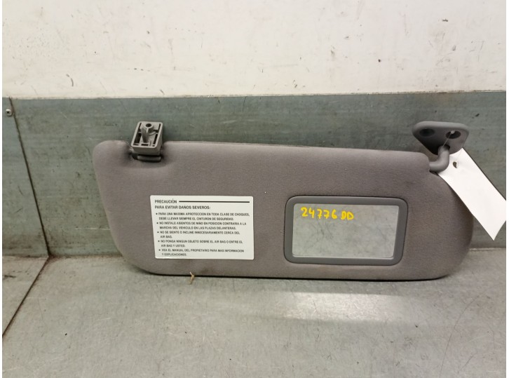 Recambio de parasol derecho para hyundai sonata iv (ef) 2.0 16v referencia OEM IAM 852023D220OI 852023D220OI 