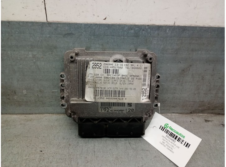 Recambio de centralita motor uce para fiat stilo (192_) 1.9 d multijet referencia OEM IAM 55204761 