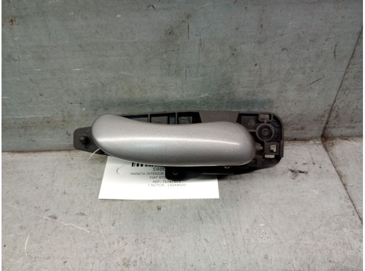 Recambio de maneta interior delantera derecha para fiat stilo (192_) 1.9 d multijet referencia OEM IAM 71747609 71747609 