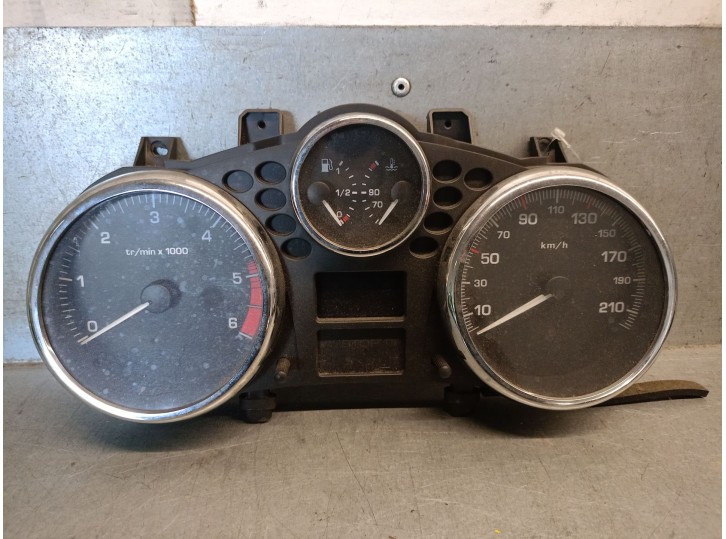 Recambio de cuadro instrumentos para peugeot 206 hatchback (2a/c) 1.4 hdi eco 70 referencia OEM IAM 9666637080 6103HL 