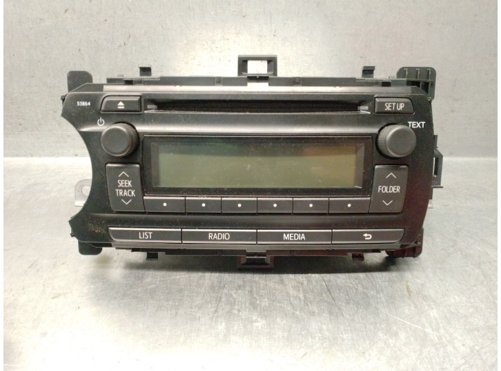 Recambio de sistema audio / radio cd para toyota yaris (_p13_) 1.0 (ksp130_) referencia OEM IAM 861200D640 861200D640 