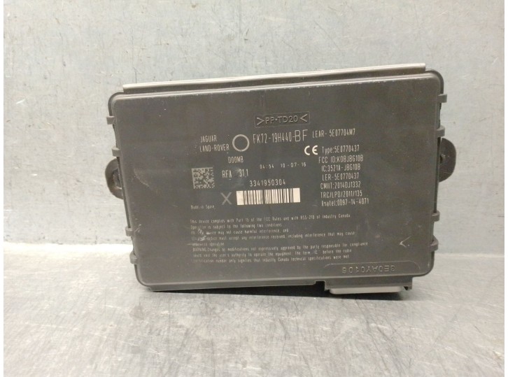 Recambio de modulo electronico para jaguar f-pace (x761) 2.0 td4 awd referencia OEM IAM FK7219H440BF 