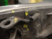 Recambio de faro izquierdo para renault grand scénic ii (jm0/1_) 1.6 referencia OEM IAM 7701065922 7701065922 