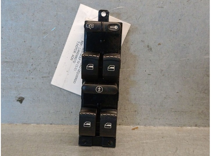 Recambio de mando elevalunas delantero izquierdo para volkswagen golf iv (1j1) 1.8 referencia OEM IAM 1J4959857D 1J4959857D 