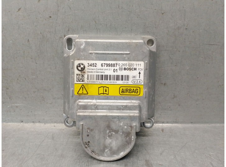 Recambio de centralita airbag para bmw 5 (f10) 520 d referencia OEM IAM 34526799887 0265020111