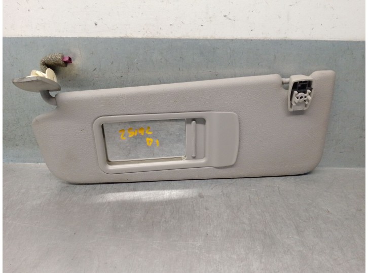 Recambio de parasol izquierdo para bmw 5 (f10) 520 d referencia OEM IAM 51168038163 51168038163 