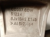 Recambio de llanta para skoda fabia ii (542) 1.2 referencia OEM IAM 5J0601025AB R156JX15H2ET43 