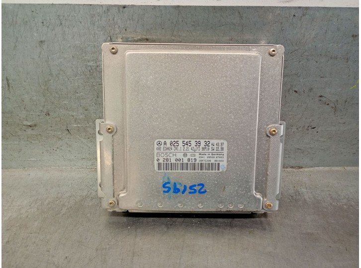 Recambio de centralita motor uce para mercedes-benz clase e (w210) e 200 cdi (210.007) referencia OEM IAM A0255453932 028100181