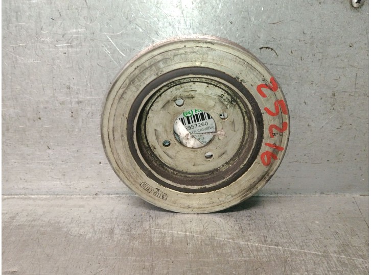 Recambio de polea cigueñal para peugeot 206 hatchback (2a/c) 1.9 d referencia OEM IAM 0515Q6 0515Q6 