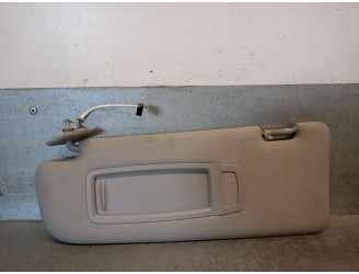 Replacement left sun visor for BMW X6 (E71, E72) xDrive 35d OEM IAM reference 51167281647 51167281647 