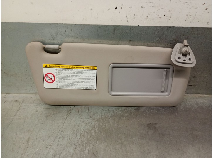 Recambio de parasol derecho para hyundai i30 (fd) 1.4 referencia OEM IAM 852022R000TX 852022R000TX 