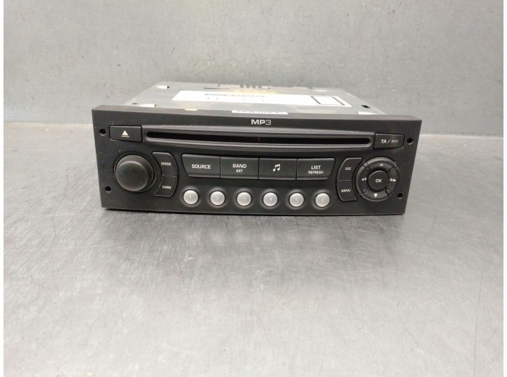 Recambio de sistema audio / radio cd para citroën c5 iii (rd_) 1.6 hdi 110 referencia OEM IAM 9663080277 657903 
