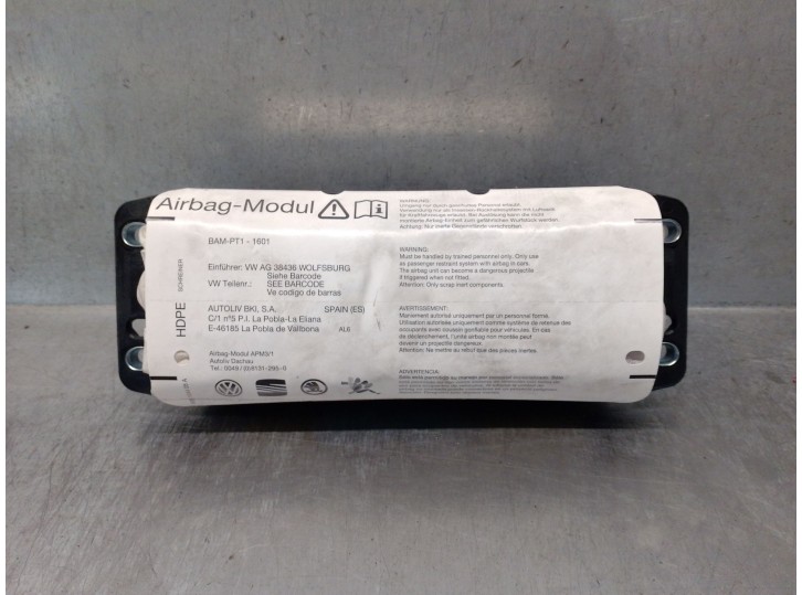Recambio de airbag delantero derecho para seat altea (5p1) 1.6 tdi referencia OEM IAM 5P0880204F 5P0880204E 
