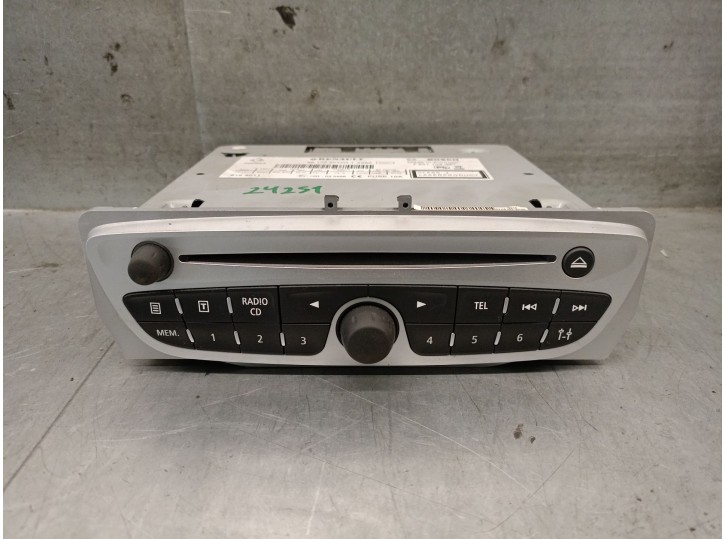 Replacement audio system / radio CD for Renault Fluence Z.E. OEM IAM reference 281150743R 281158115R 