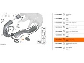 Recambio de tubo para bmw x6 (e71, e72) xdrive 35 d referencia OEM IAM 13717798341 13717798341 