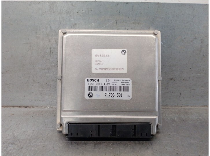 Recambio de centralita motor uce para bmw 5 (e39) 525 d referencia OEM IAM 7786581 0281010314