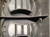 Second-hand front grille for audi a4 b6 (8e2) 1.9 tdi OEM IAM reference 8E0853651B 8E0853651F