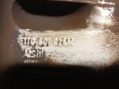 Replacement rim for volkswagen golf v (1k1) 1.4 tsi OEM IAM reference 1T0601025M R166.5JX16H2ET50