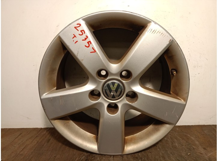 Replacement rim for volkswagen golf v (1k1) 1.4 tsi OEM IAM reference 1T0601025M R166.5JX16H2ET50