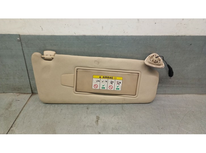 Second-hand right sun visor for jaguar xf i (x250) 3.0 d OEM IAM reference 8X23F04100CC0AMN C2Z11332AMN