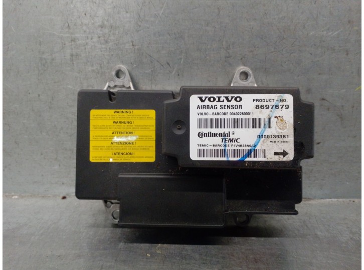 Recambio de centralita airbag para volvo v50 (545) 2.4 referencia OEM IAM 8697679 