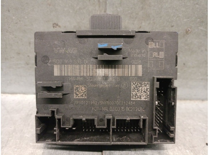 Recambio de centralita cierre para audi a3 limousine (8vs, 8vm) 1.6 tdi referencia OEM IAM 5Q0959593D 5Q0959593D 