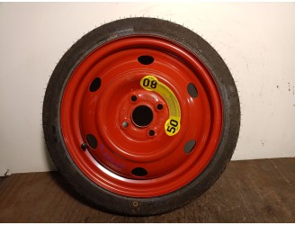Second-hand spare tire replacement for Hyundai i20 I (PB, PBT) 1.2 OEM IAM reference 529104P900 T11570D1590L