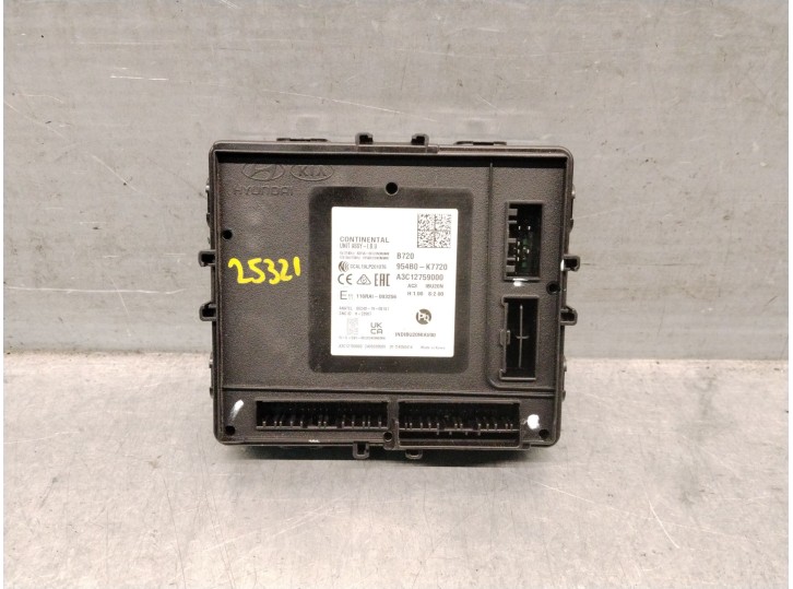 Recambio de modulo electronico para hyundai i10 iii (ac3, ai3) 1.0 mpi referencia OEM IAM 954B0K7720 A3C12759000