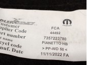 Recambio de bandeja trasera para fiat 500e (332_) elektro 3+1 (fa1) referencia OEM IAM 7357223780 7357223780 