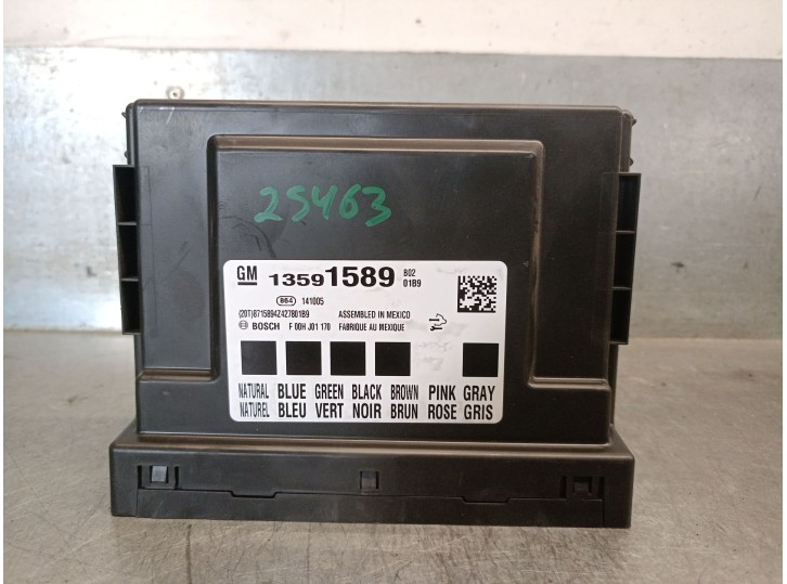 Replacement check control unit for Opel Corsa E (X15) 1.3 CDTi (08, 68) OEM IAM reference 13591589 F00HJ01170