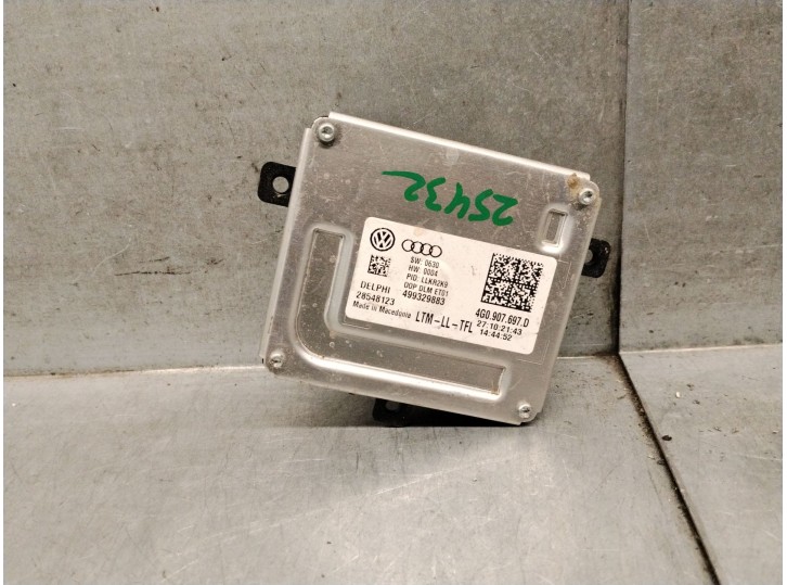 Recambio de centralita faros xenon para audi a5 (8t3) 2.0 tdi referencia OEM IAM 4G0907697D 28548123