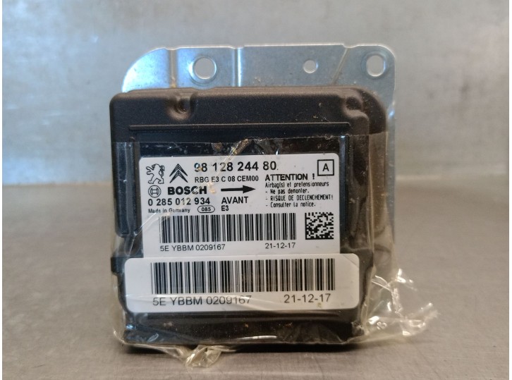 Recambio de centralita airbag para citroën c4 cactus 1.2 thp 110 referencia OEM IAM 9812824480 0285012934