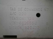 Replacement heater / air conditioning control unit for Opel Vectra B sedan 2.0 DTI OEM IAM reference VALEO