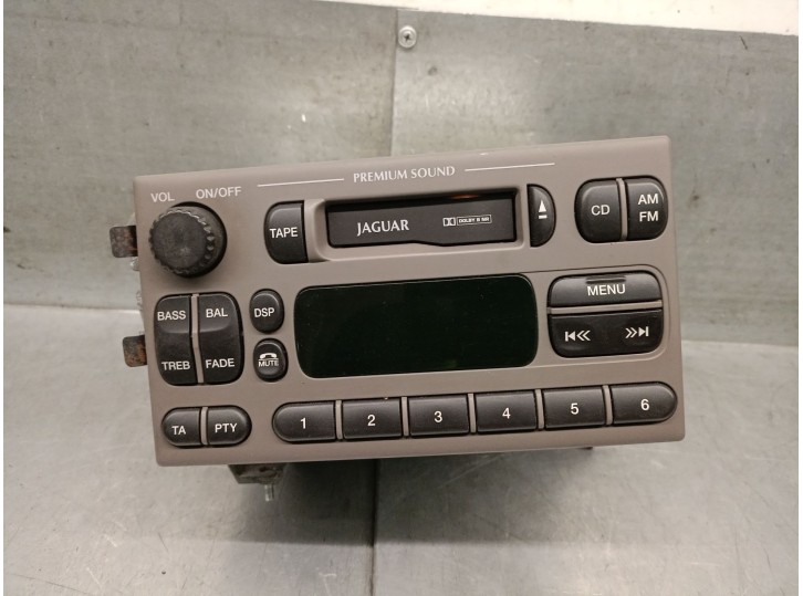 Replacement audio system / CD radio for Jaguar S-Type II (X200) 3.0 V6 OEM IAM reference XR8F18K876 JLM21032 