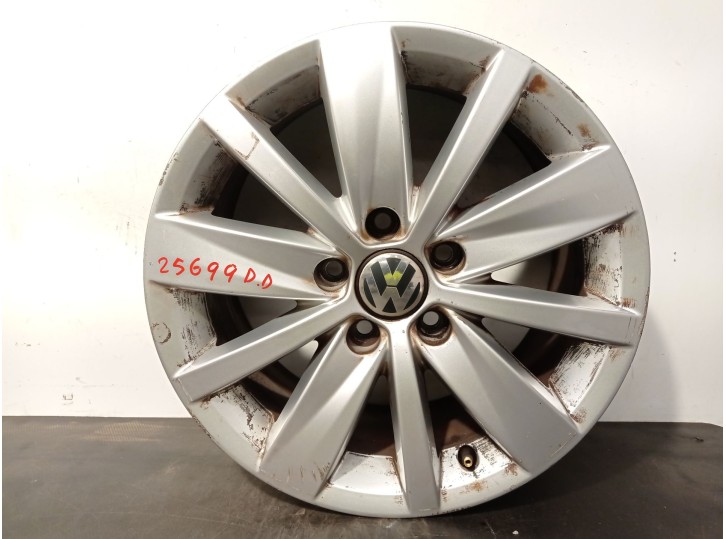 Replacement alloy wheel for Volkswagen Passat B7 Variant (365) 1.6 TDI OEM IAM reference 3AA601025 R167JX16H2ET45