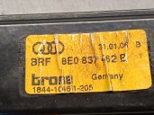 Recambio de elevalunas delantero derecho para audi a4 b7 (8ec) 1.9 tdi referencia OEM IAM 8E0837462E 8E0837462C 