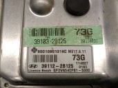 Replacement engine ECU for Hyundai i30 (FD) 1.4 OEM IAM reference 391122B125 GFDVA54CFS1