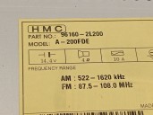 Replacement audio system / CD radio for Hyundai i30 (FD) 1.4 OEM IAM reference 961602L200 961602L2004X 
