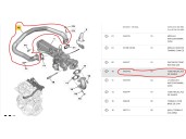 Replacement tube for Citroën C5 III Break (RW_) 2.2 HDi 200 OEM IAM reference 1618PQ 1618PQ 